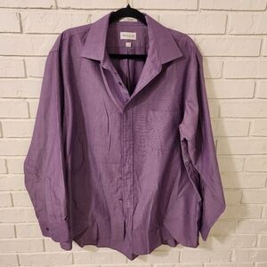 Van Heusen Purple Button Down Shirt